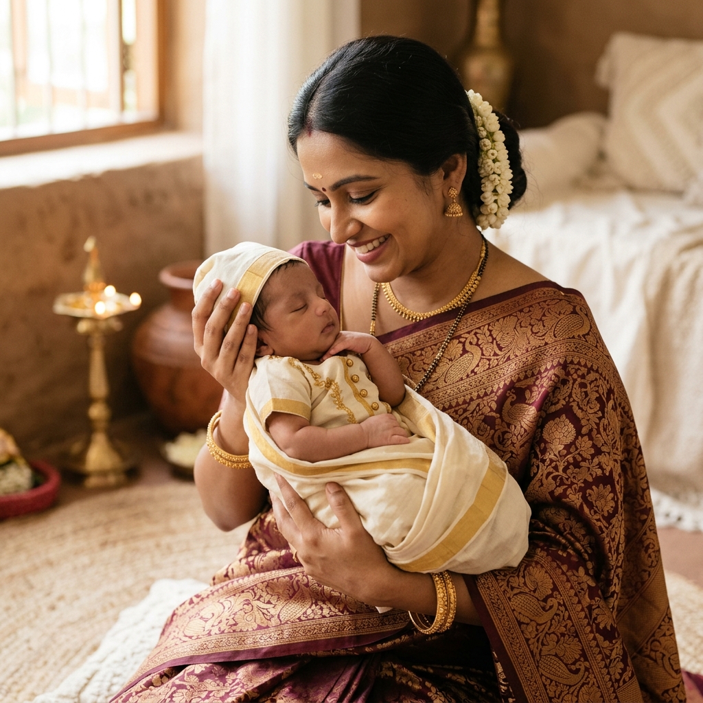 South Indian Mother and Baby Story